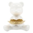 thumbnail image 1 of Miangastore Creative Little Bear Storage Decor Minimalist Little Bear Ceramic Storage Plate Adorn, 1 of 9