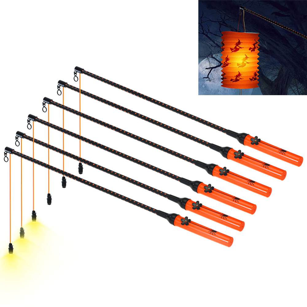 6Pcs LED Lantern Stick, 40cm LED Electronic Lantern Stick for