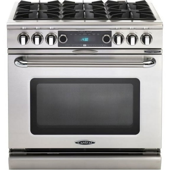 Capital Cooking COB366-N 36 Inch Wide 4.9 Cu. Ft. Free Standing Natural Gas Dual