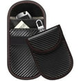 thumbnail image 1 of Faraday Bags Car Key Signal Blocking Anti-Theft for RFID Key Fob Protector 2 Pieces, 1 of 6