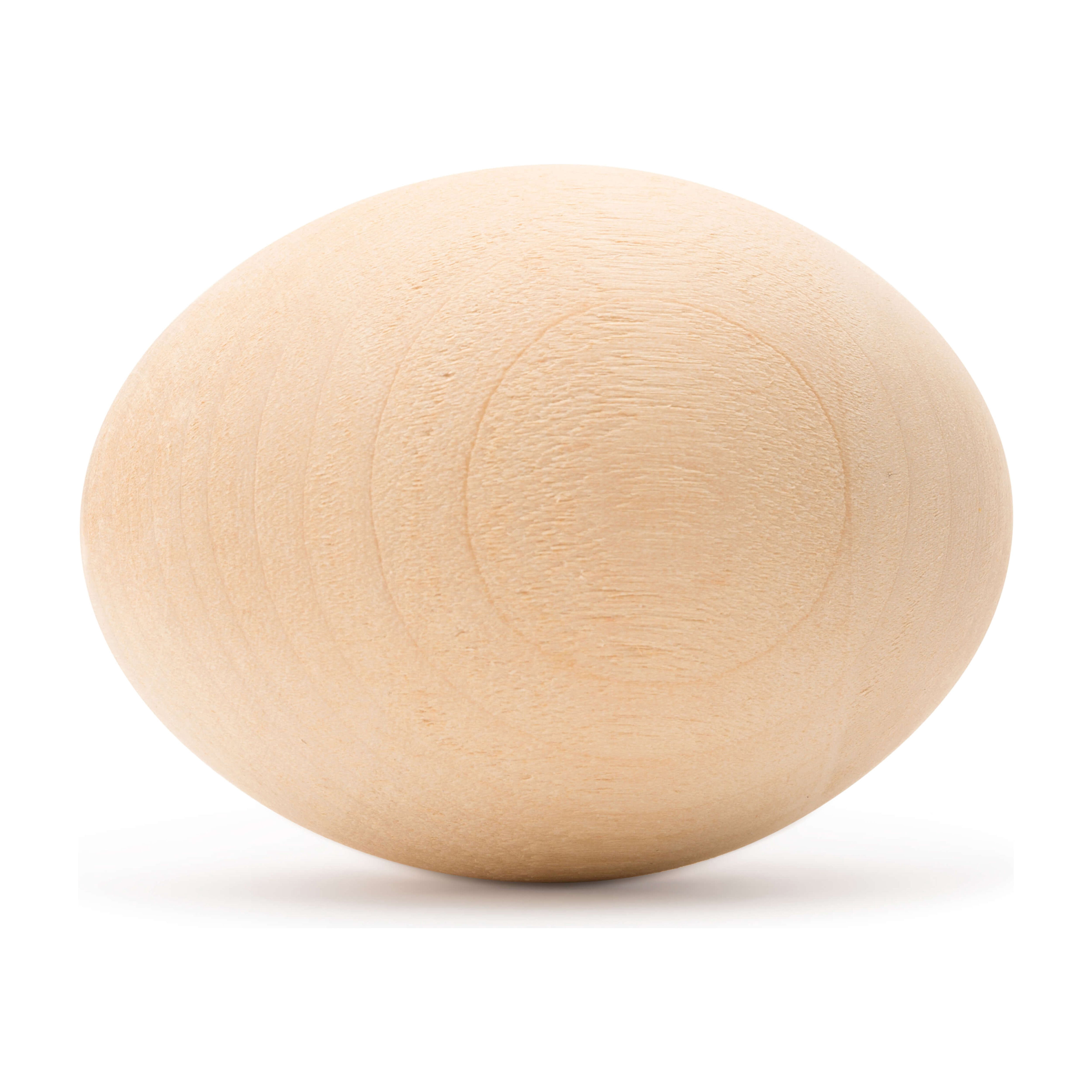 250 Quality Wood Easter Eggs to Paint, Smooth Wooden Eggs for Crafts, Wood Eggs for Crafts & Easter Decor 2-1/2 in, by Woodpeckers