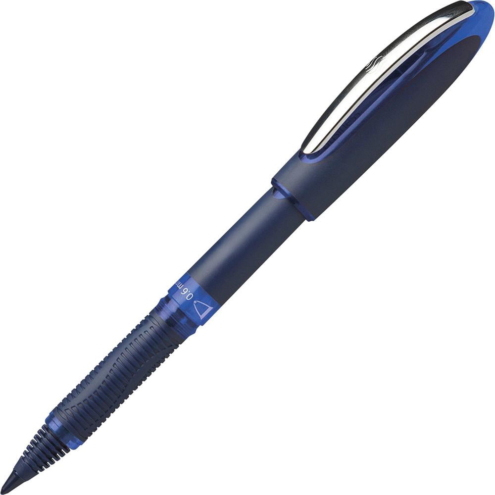 Rediform® Schneider One Business Rollerball Pens, Medium Point, 0.6 mm, Blue Barrels, Blue Ink, Pack Of 10 Pens