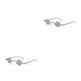 thumbnail image 1 of relayinert Trendy Small Round Lightweight Metal Frame For Fashion Forward style 6 2Set, 1 of 6