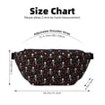 thumbnail image 3 of Naloa Skeleton with Roses Print Running Belts for Men Women,Running Fanny Pack with 2-Zipper Pockets,Waterproof Waist Pack for Travel Hiking Running Outdoor Sports, 3 of 8