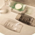 thumbnail image 6 of Transparent Soap Holder, Boat Shape Soap Dish, Clear Soap Dish, Bathroom Soap Rack, Non-Slip Soap Holder, Decorative Soap Dish, Modern Soap Dish, Home And Travel Soap Dish, 5.83X3.54X0.55inch, 6 of 7