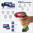 thumbnail image 3 of Escáner de código de barras Eyoyo EY-037 inalámbrico IP65 Bluetooth USB, 3 of 9