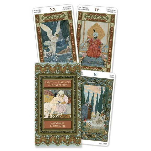 Tarot of the Thousand and One Nights (78 Cards with Instructions), (Hardcover)