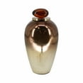 thumbnail image 4 of Sagebrook Home Glass Copper Ombre Novelty Temple Vase With Resin Topper, 4 of 9