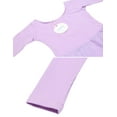 thumbnail image 6 of Arshiner Kids Girls Classic Long Sleeve Leotard Dance Ballet Dress Leopard,8-9Y,Purple, 6 of 8