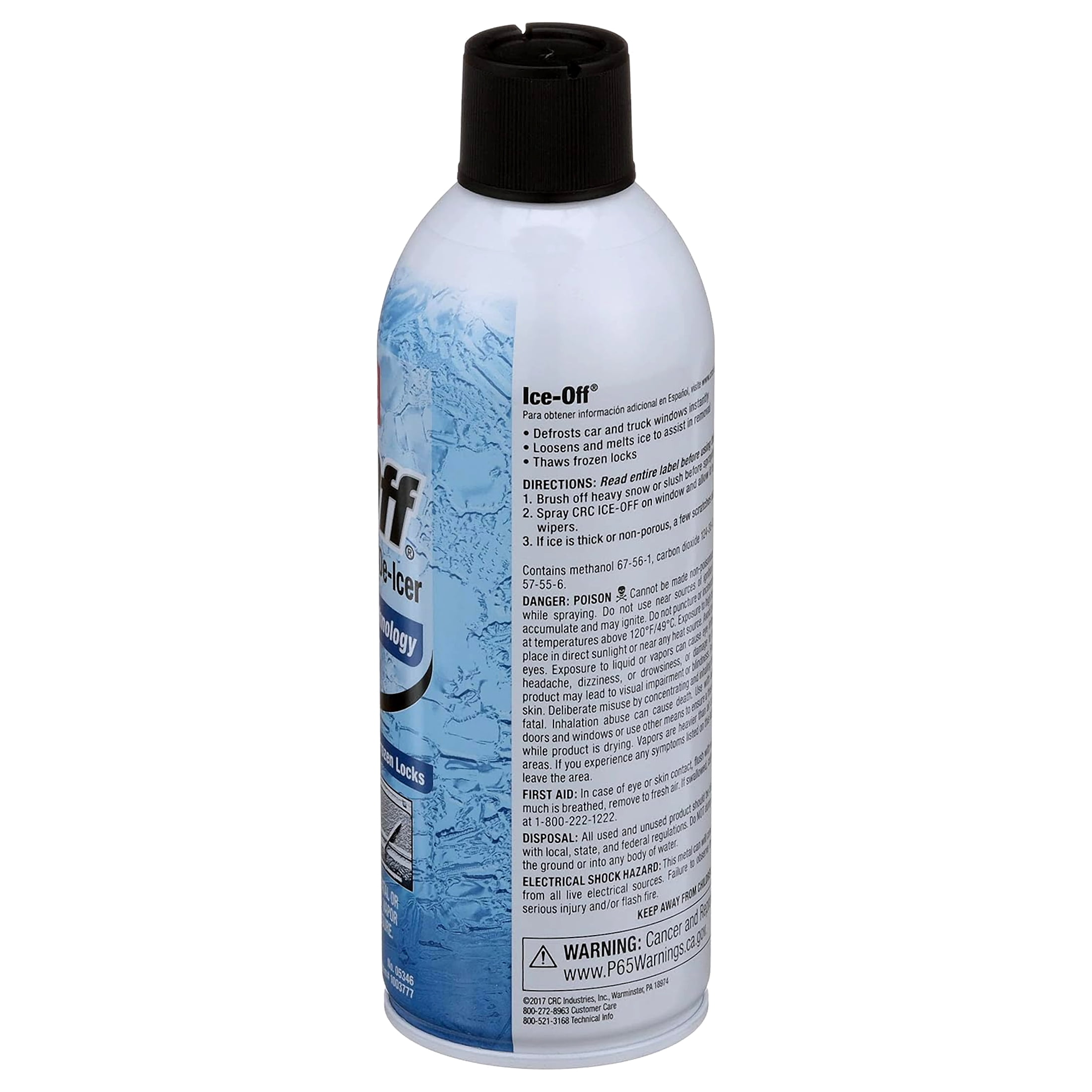CRC Ice-Off 05346 Automotive Cleaner, 12 oz - Walmart.com