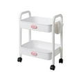 thumbnail image 2 of Storage Cart Movable Hanging Basket Organizer Convenient Rolling Cart for Kitchen Laundry Books Supplies   4 Tier, 2 of 8