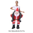 thumbnail image 2 of Conjunto de disfraz navideño inflable, trajes festivos inflados unisex para fiesta de carnaval, 2 of 5