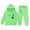 Light Green, variant on WAYUTE Girls 2 Piece Hooded Tracksuit Cute Cartoon Print Sweatshirts and Pants for Toddler Kids Fall Outfits Fashion Clothing Set Casual Outdoor,Purple,Size 8-9 Y