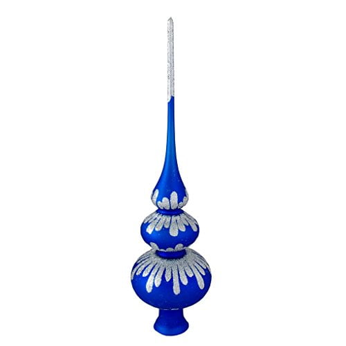 Grace Blue Glass Christmas Tree Topper