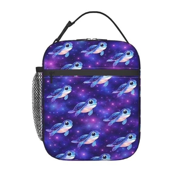 Cute Sea Turtle Lunch Bag Portable Thermal Lunch Box for Men and Women