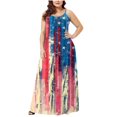 thumbnail image 4 of Baikeli Robes en Solde pour Femmes Mode Féminine Robe Pull Imprimée Sans Manches Col Rond Robes d'Été pour Femmes, 4 of 7