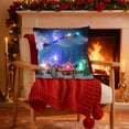 thumbnail image 5 of Hometravel LED Christmas Pillow, Two Mode Switching Flash and Steady Light, Printed Design Sofa Cushion, Holiday Gift for Home Decor, Festive Atmosphere, 5 of 6