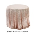 thumbnail image 3 of Holiday Savings Clearance! Uhuya Sequin Tablecloth Wedding Party Cake Dessert Event Christmas Decoration Rose Gold, 3 of 6