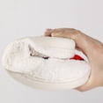 thumbnail image 5 of Qaltryn Unisex Fuzzy Plush Christmas House Slippers Warm Non‑Slip Indoor Outdoor Family‑Matching Festive Winter Holiday Gift Footwear, 5 of 11