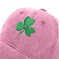 thumbnail image 6 of Migroa Washed Cotton Unstructured Dad Hat, Retro Baseball Cap for Men Women, Relaxed Fit Pink Universal Fit, 6 of 6