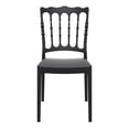 thumbnail image 2 of Compamia Chaise de Salle à Manger de Patio Napoleon, Noire, 2 of 10