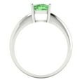 thumbnail image 4 of Solitaire Engagement Ring for Women - 1.5ct Simulated Green Diamond in 14K White Gold Promise Ring, 4 of 6