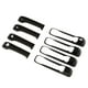 thumbnail image 3 of Uds cubiertas de manija de puerta Exterior de coche reemplazo negro brillante para Dodge Ram 1500 2500 3500 4500 5500, 3 of 5