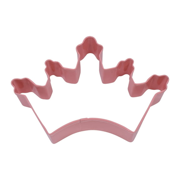 R&M International Crown 5" Cookie Cutter Pink