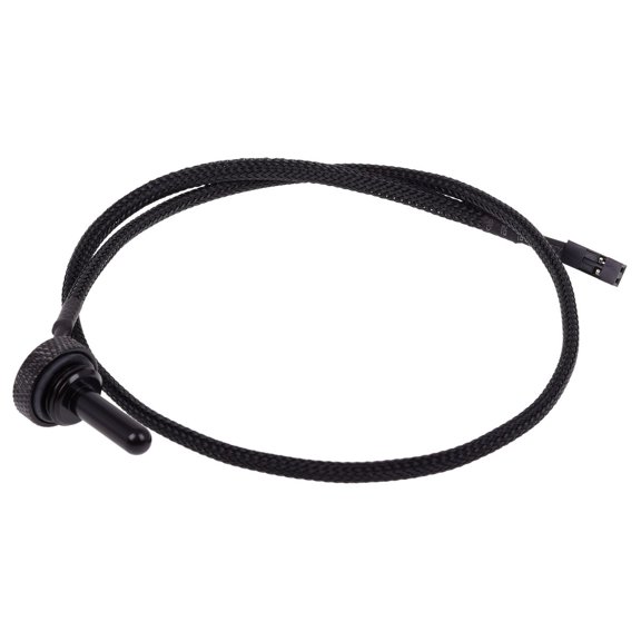 Alphacool G1/4" Eiszapfen Temperature Sensor Plug, Deep Black