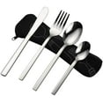 thumbnail image 3 of 4-Piece Travel Utensil Flatware Set Camping Cutlery Set of 1, 3 of 7