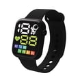 thumbnail image 5 of NovaStitch Week Display Waterproof Sport Wristband for School Teens, Digital Electronic Watch with Date Time, Casual Silicone Wrist Watch for Students - Dark Blue, 5 of 7