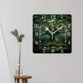 thumbnail image 3 of 10 Inch Wall Clock Battery Operated Square Clock for Office, Kitchen, Outdoor, Living Room,3D Wall Art Beautiful, 3 of 4