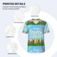 thumbnail image 4 of Daiia Happy Easter Mens Baseball Jersey Button Down Shirts Short Sleeve Sports Uniforms-3X-Large, 4 of 9