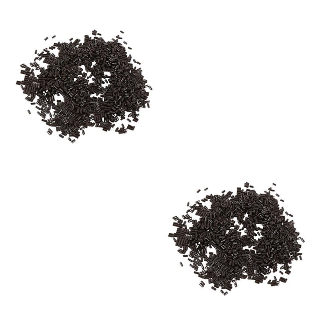 Qarigey 100 g 100g Italian Keratin Glue Rebond Granule Pellets Bead marrón 2Conjunto