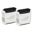 thumbnail image 4 of ASUS ROG Rapture GT6 (2PK) Tri-Band WiFi 6 Gaming Mesh WiFi System, covers up to 5,800 sq ft, 2.5 Gbps port, triple-level game acceleration, ASUS RangeBoost Plus, UNII 4, Moonlight White, 4 of 4