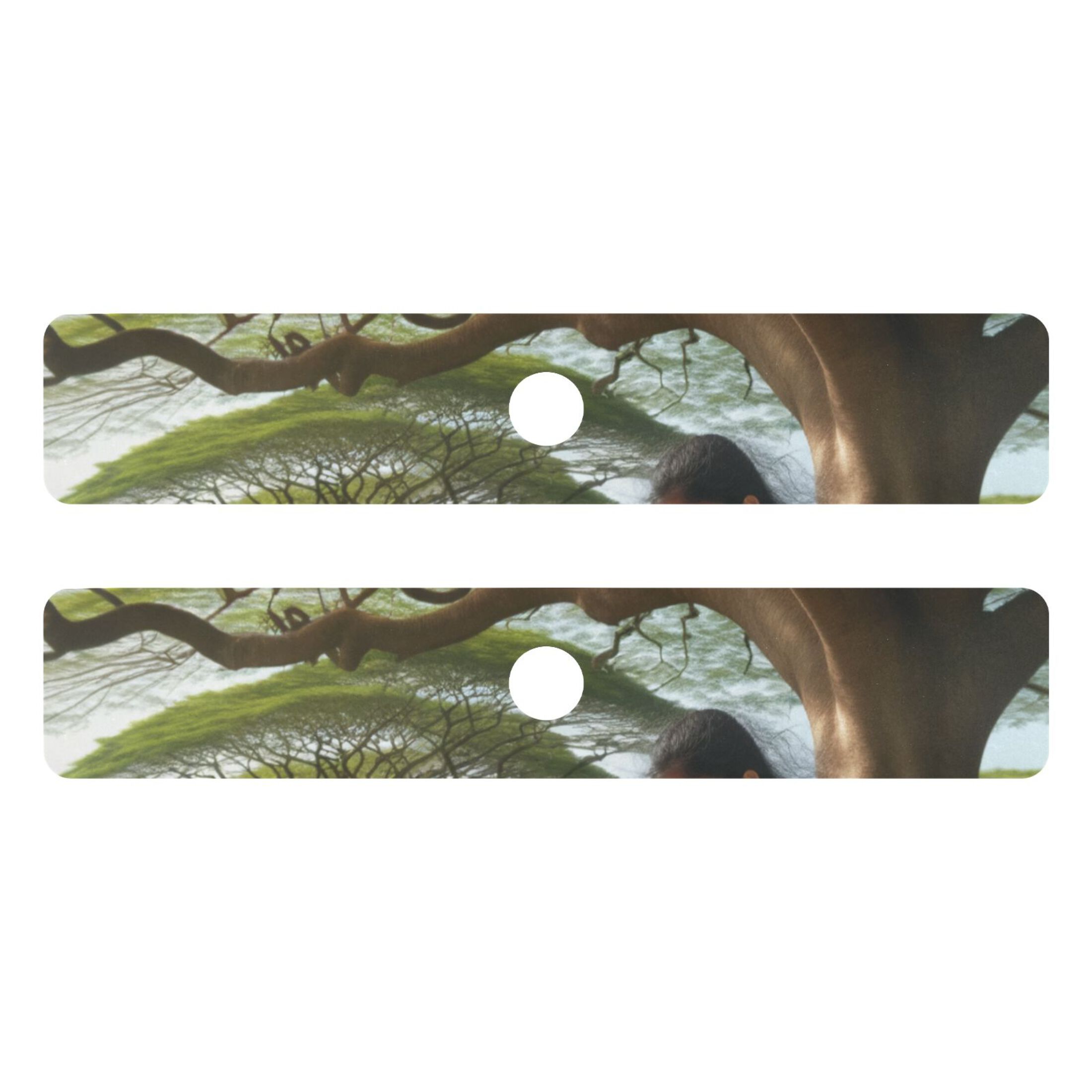 Girl under The Tree Sink Splash Guard Faucet 30x5.4in Drying Mat Drying Mat Absorbent Pad for Bathroom Kitchen 2PCS