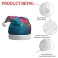 thumbnail image 4 of Balery Colorful Lightbulb Abstract Pattern Santa Hat Christmas Hat Funny Christmas Hat Christmas Knitted Beanie Hat For Men Women Adult, 4 of 6