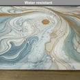 thumbnail image 5 of Ambesonne Modern Place Mats Set of 4, Abtract Marble Print Groovy, Standard Size, Pale Caramel Seafoam, 5 of 5
