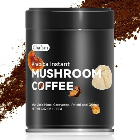 HadinEEon Instant Coffee Powder, Plant Based, Gluten-Free, 100% Arabica Beans, 3.52oz