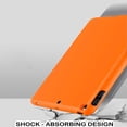 thumbnail image 7 of iPad PRO 11 Inch 1st [ PRO 11 2018 1 Gen ] A1980 A1934 A2013 A1979 MTXN2LL/A MTXP2LL/A MTXR2LL/A Smart Magnetic Trifold Pencil Holder Soft Silicone TPU Back Cover - Orange, 7 of 7
