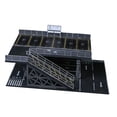 thumbnail image 2 of lionlar 1/64 Parking Lot Diorama Model Car Display Case Decoration Easy Assembly Scenario Toy Car Display Box Miniature Scenery Model Style B, 2 of 9