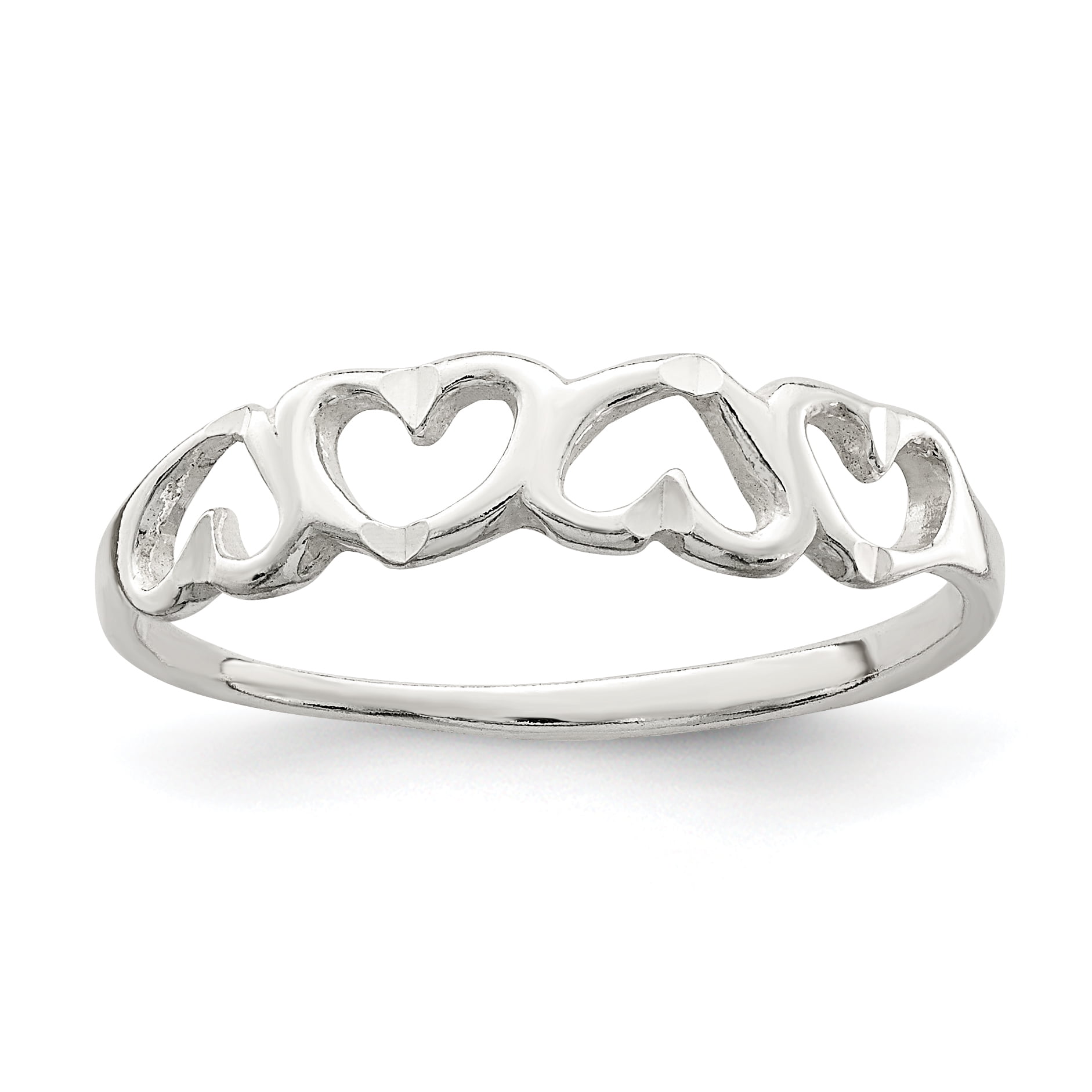 925 Sterling Silver Heart Ring Love