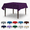 Eggplant, variant on AK TRADING CO. 54" x 54" Polyester Square Tablecloth - Perfect for Any Occasion Like Parties, Wedding, Buffet Decoration, Indoor & Outdoor Use (Purple)