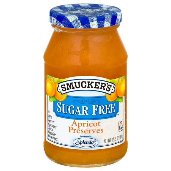 ( 2 Pack )Smucker's Sugar Free Apricot Preserves With Splenda Brand Sweetener, 12.75