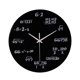 thumbnail image 1 of Reloj Colgante De Fórmula, Reloj De Pared Digital Politécnico Con Ecuaciones Matemáticas Silenciosas Acrílicas De 12 Pulgadas Speravity HA023485-00, 1 of 6