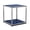 Blue, variant on Cottinch Metal Storage Organizer Open Cube Accent Cabinet Nightstand for Living Room Bedroom,Green