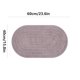 thumbnail image 3 of Alfombra de baño de microfibra suave absorbente - textura antideslizante en relieve, secado rápido, alfombra lavable a máquina, baño y cocina de baño, 3 of 5