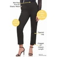 thumbnail image 5 of Rekkuna Women's Pull-On Silky Soft Gutsy Knit Office-Yoga Trouser with Pockets (Medium, Dark Sand), 5 of 6
