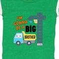 thumbnail image 4 of Inktastic Im Gonna Be a Big Brother- Truck and Crane Boys Baby Bodysuit, 4 of 5
