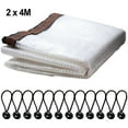 thumbnail image 2 of GLFILL Film Imperméable Pliable pour Protection de Jardin Bâche Extérieure Transparente 2X4m, 2 of 6